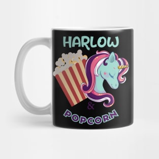 Harlow And Popcorn Funny Popcorn The Pony Mug